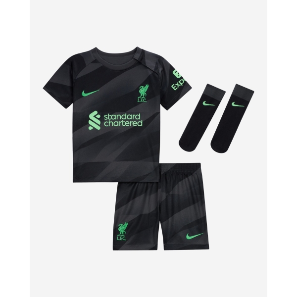 LFC Nike Infants 23/24 Black Goalkeeper Kit