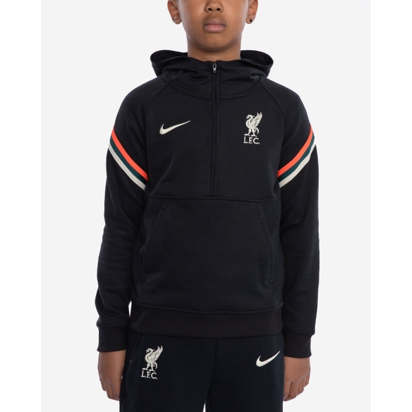 LFC Nike Junior Black Fleece Travel Hoodie