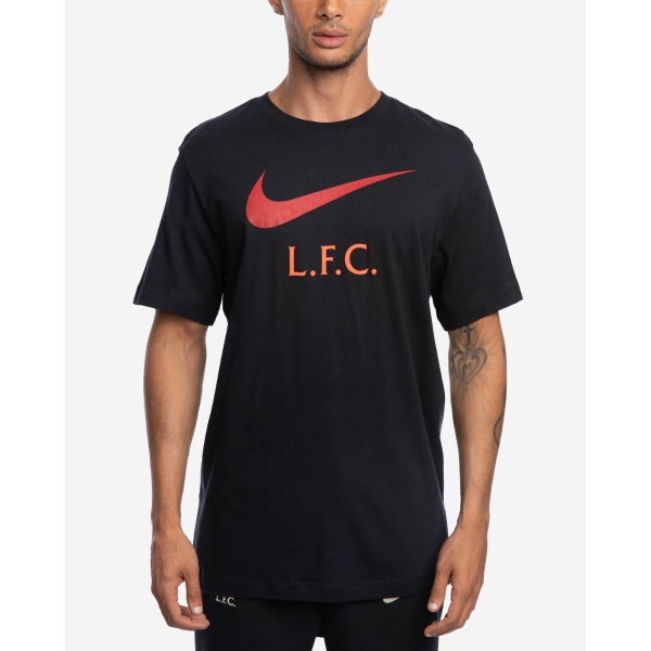 LFC Nike Mens Black Swoosh Club Tee