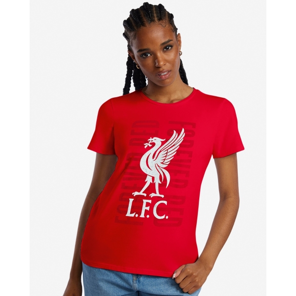 Liverpool FC Womens Liverbird Red Tee, 10