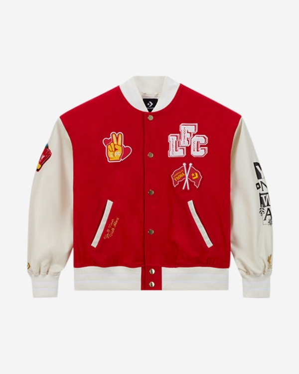 LFC x Converse Unisex Woven Varsity Jacket