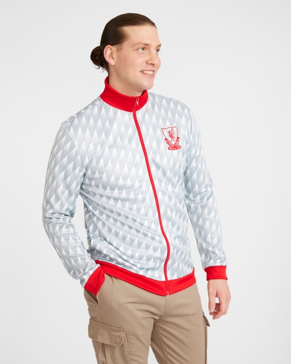 lfc nike mens white heritage jacket