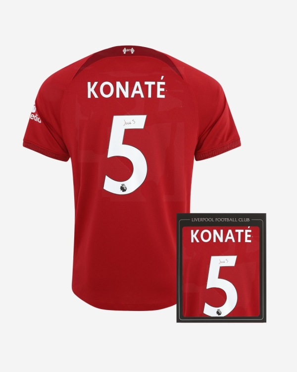 LFC Signed 22-23 Konate Boxed Shirt