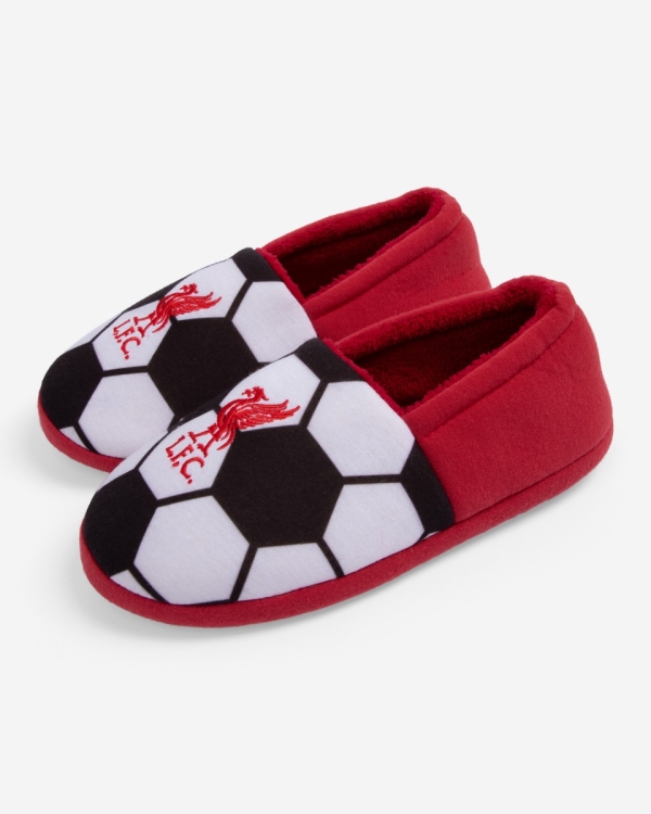 LFC Juniors Football Slippers Red