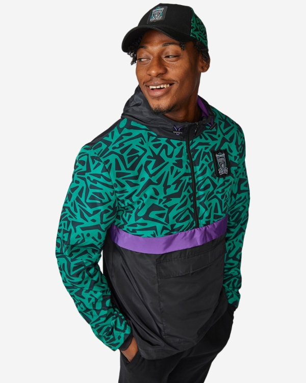 Purple and green on sale jacket