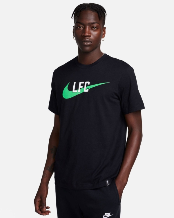 LFC Nike Mens 23/24 Swoosh Tee Black