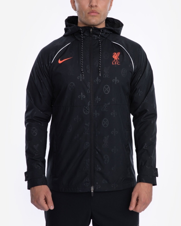LFC Nike Mens Black All Weather Jacket