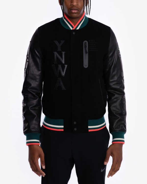 LFC Nike Mens Black Bomber Jacket