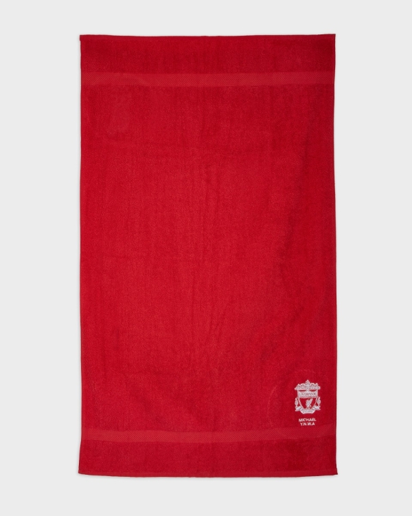LFC Personalised Crest Bath Towel