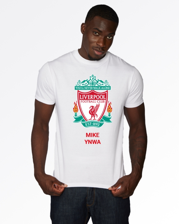 Personalised store liverpool shirt