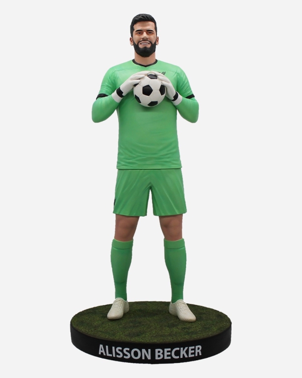 Brazil No1 Alisson Green Long Sleeves Goalkeeper Soccer Country Jersey