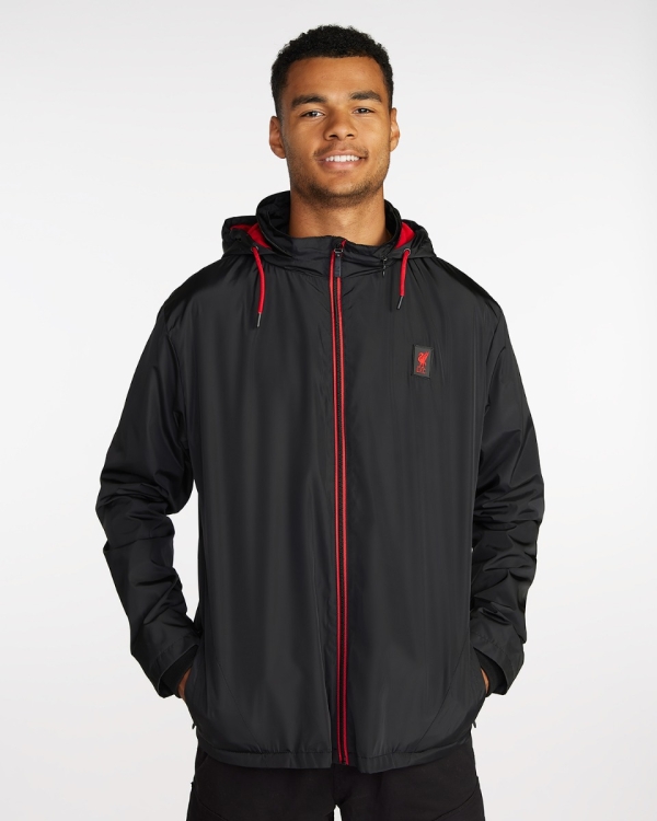 Lfc Mens Windcheater Black