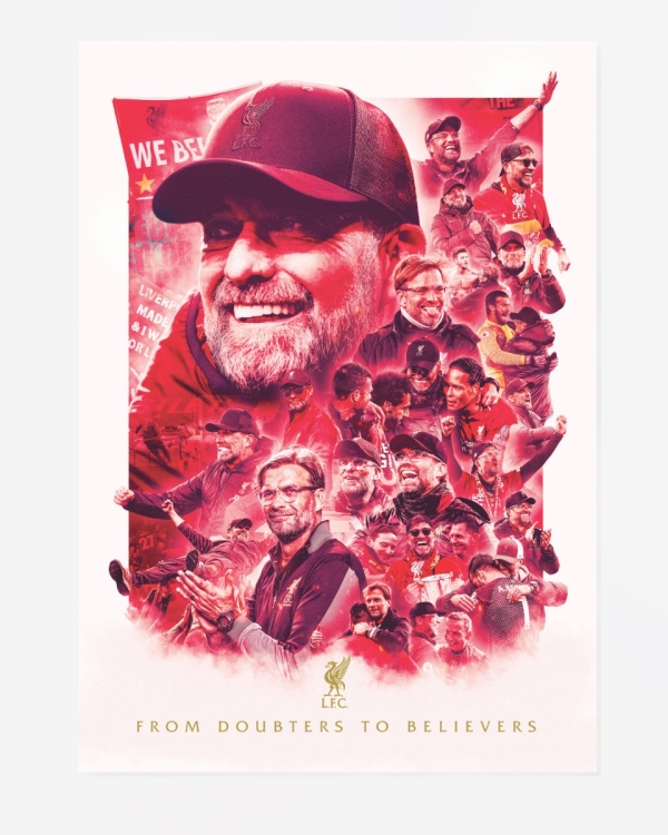 LFC Jürgen Klopp A3 Limited Edition Print