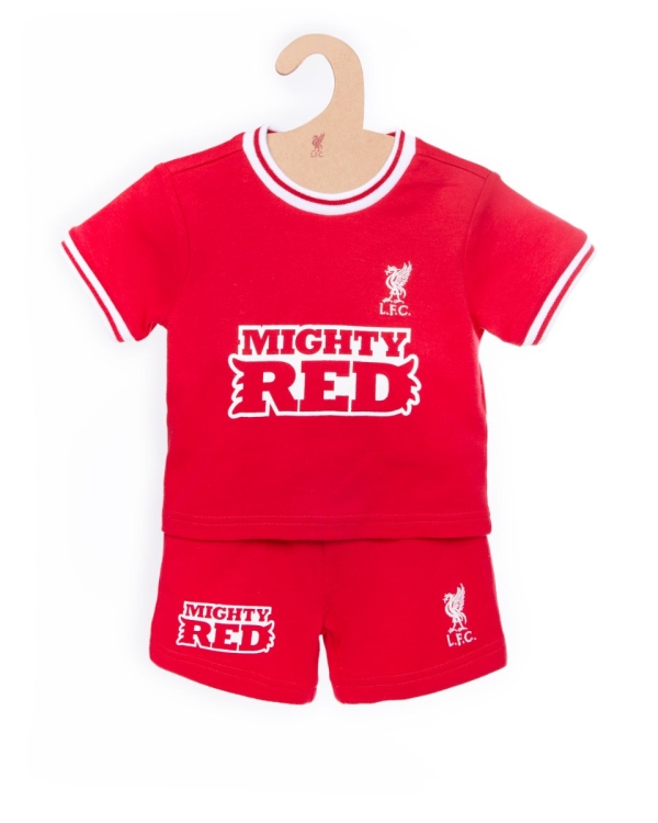 LFC Baby Mighty Red Tee Shorts Set Red