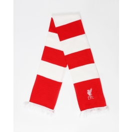 Aberdeen Red/White Traditional Football Scarf Embroidered Logo 