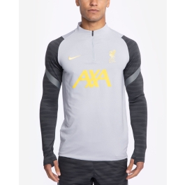lfc nike mens dark grey strike drill top