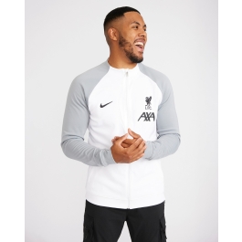 LFC Nike男子22/23赛季白色Academy Anthem拉链针织夹克