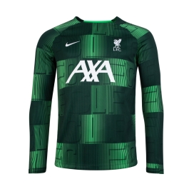 lfc nike mens black pre match top