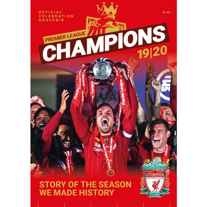 Premier League Winners 19/20 Story Of The Season Liverpool FC Champions 
