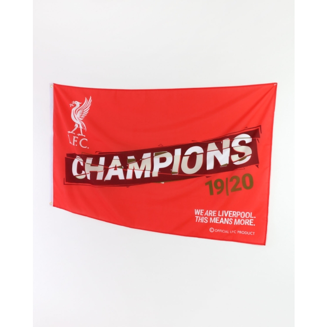 Size 5 ft x 3 ft Coloured Flag/ Banner Liverpool Champions 2019/2020 