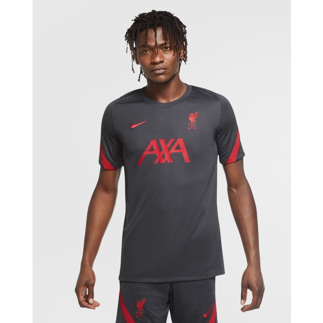LFC T-shirt d'entraînement Nike pour hommes Gris foncé