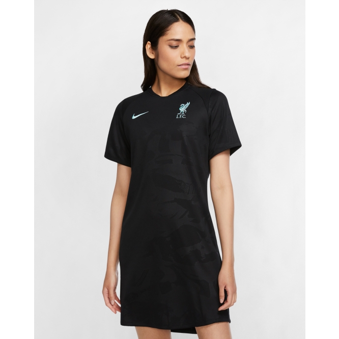 LFC Nike Womens Black Jersey Dress
