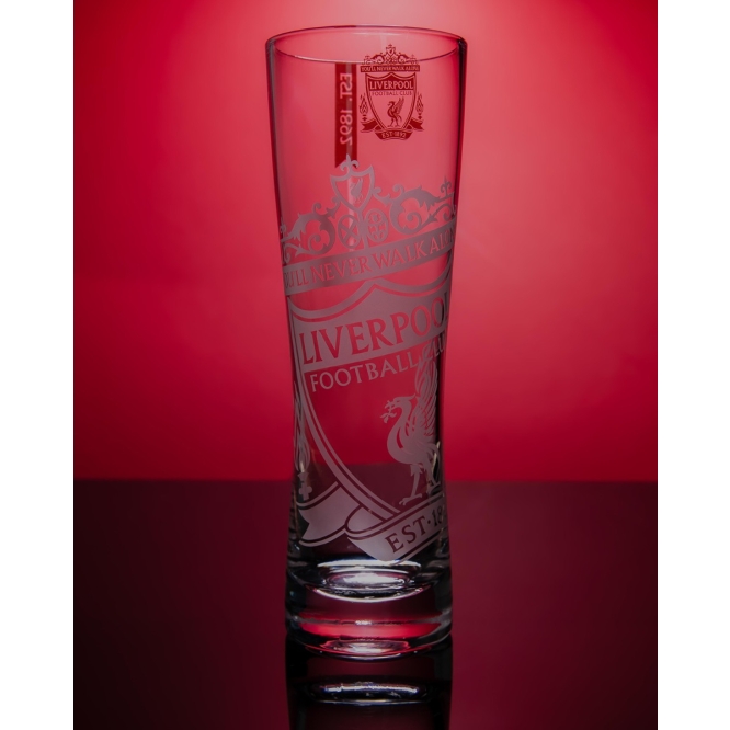 Liverpool FC Pilsner Pint Glass LFC Official