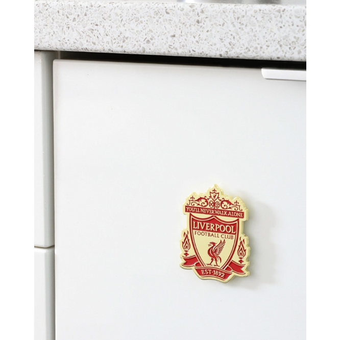 Liverpool FC Fridge Magnet Set Pack of 4 Red/White One Size 