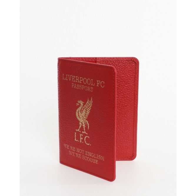 Liverpool FC LFC Passport Pass Hülle Card Holder Leder Leather NEU OVP NEW BNWT 