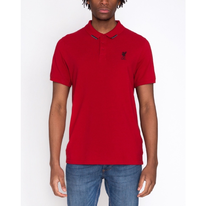 Mince the same Mover LFC Mens Firma Red Short Sleeve Polo Shirt
