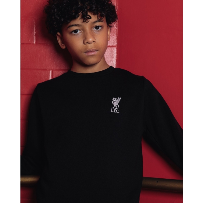 LFC Junior Black Crew Neck Sweatshirt