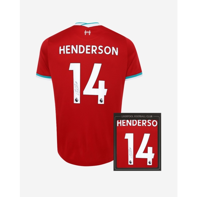 LFC Henderson Signed 20/21 Boxed Shirt