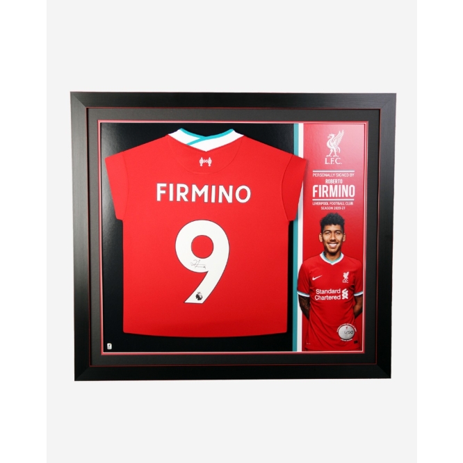 Liverpool FC ロベルト・フィルミーノ サイン入り20/21シャツ フレーム入り