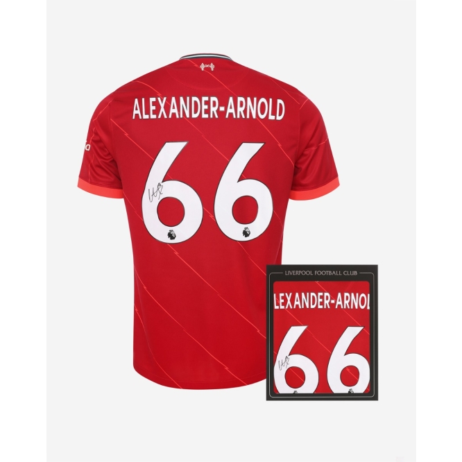 箱入り】Liverpool FC サイン入り 21-22 アレクサンダー＝アーノルド Tシャツ