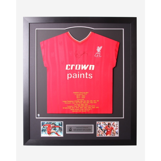 dalglish signed shirt