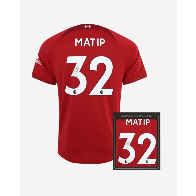 De confianza bloquear imán Camiseta LFC 22-23 en caja y firmada por Matip