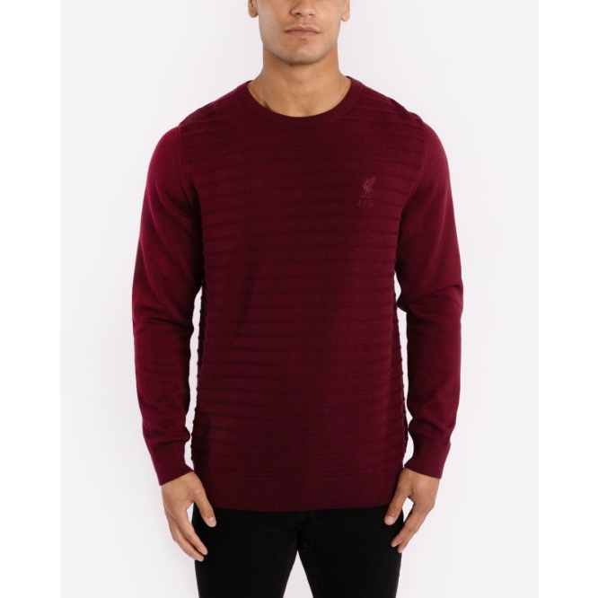 textured crew neck t shirt