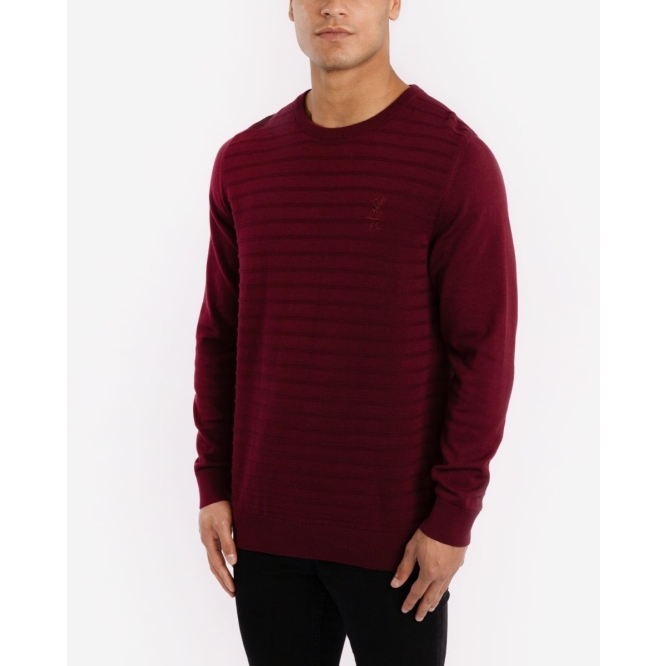 textured crew neck t shirt