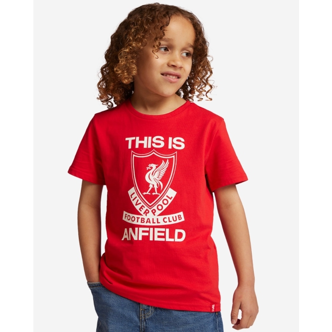LFC Junior This Is Anfield Red Tee