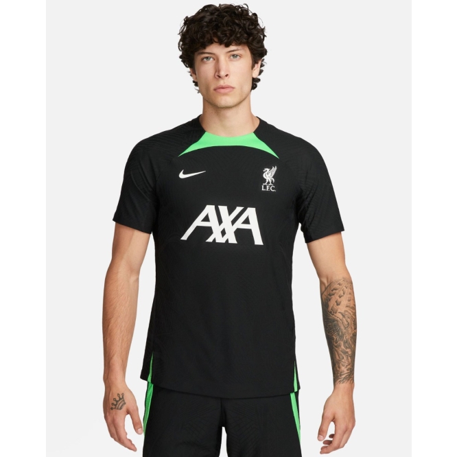 LFC Nike Mens 23/24 Short Sleeve Elite Training Top Black & Green