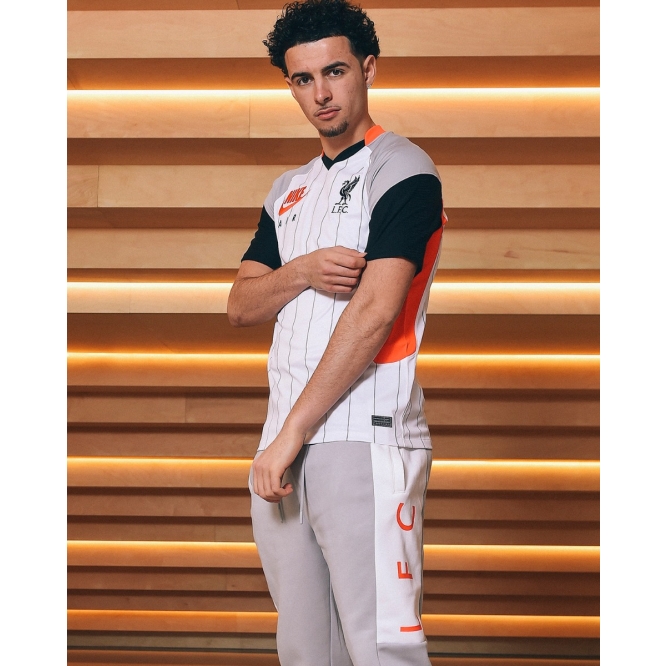 LFC Nike Air Max Herren Weiß Stadion Trikot 20/21
