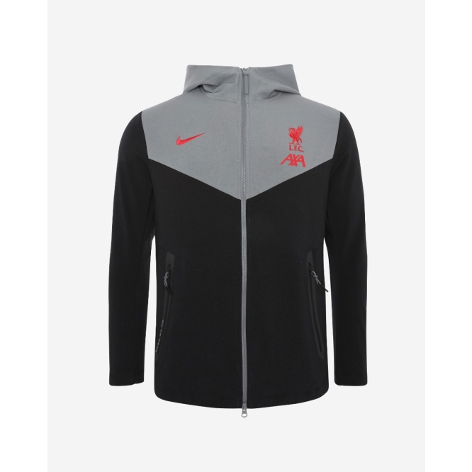 LFC Nike AXA Coaches Collection Black Tech Hoodie