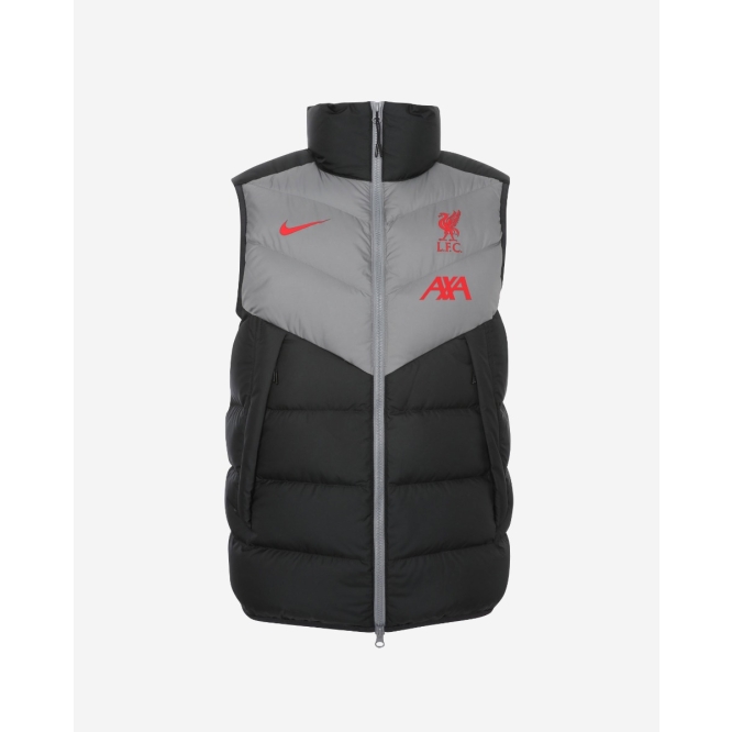 LFC Nike AXA Mens Coaches Collection Black Down-Fill Vest