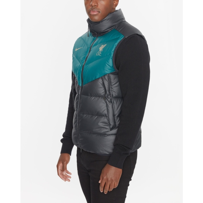LFC Nike Mens Teal Windrunner Down-Fill 