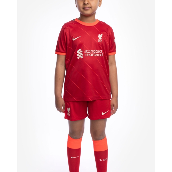 LIVERPOOL FC OFFICIAL FOOTBALL KIT BABY 6-9 MONTHS LFC T-SHIRT SHORTS RED NEW  