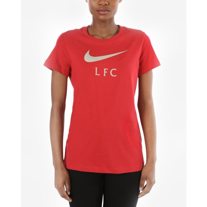 LFC Nike Womens Red Swoosh Club Tee