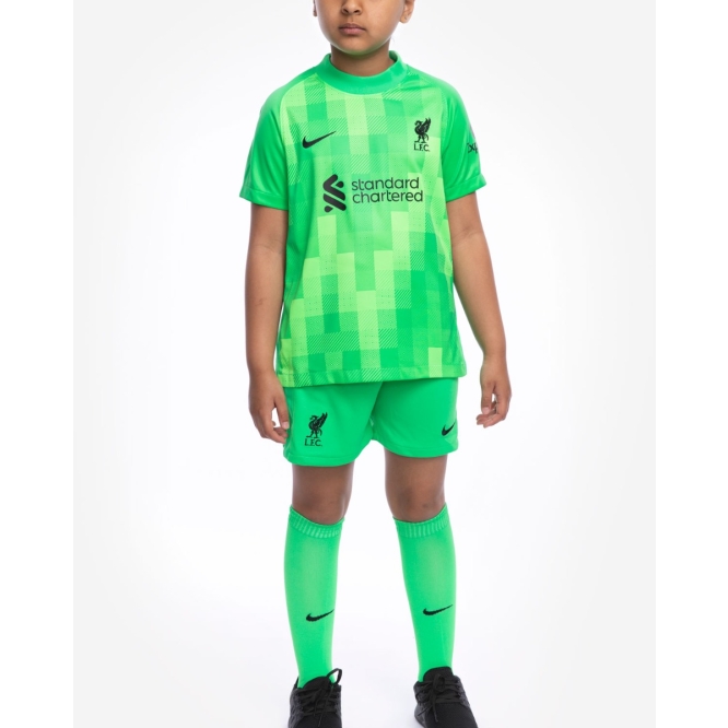 Liverpool FC Official Junior Gift Set Size 4 Football & Goalkeeper Goalie Gloves 