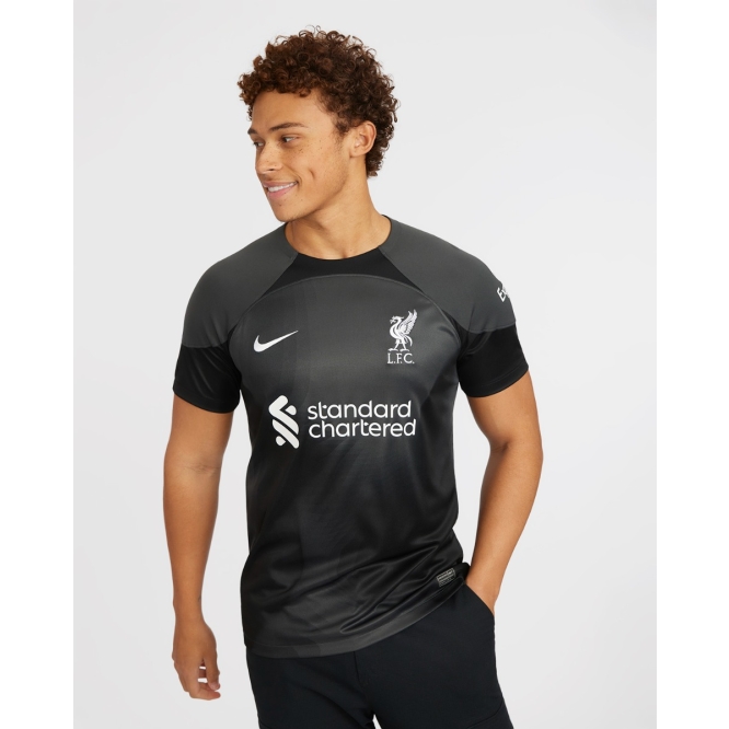 Liverpool FC 2022/23 Stadium Goalkeeper Men's Nike Dri-FIT Short-Sleeve ...