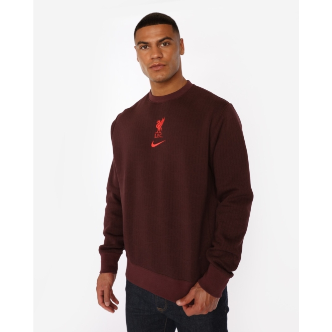 mens burgundy nike sweatshirt