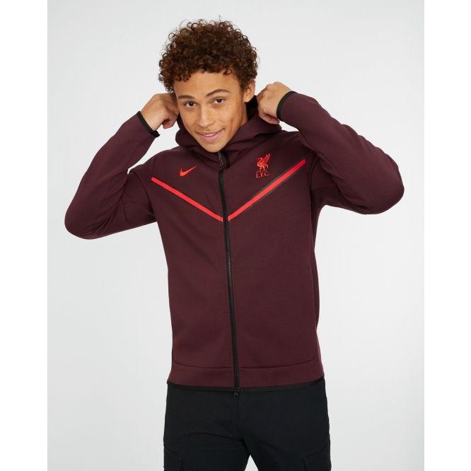 Liverpool FC Tech Fleece Windrunner Men's Nike Full-Zip Hoodie.